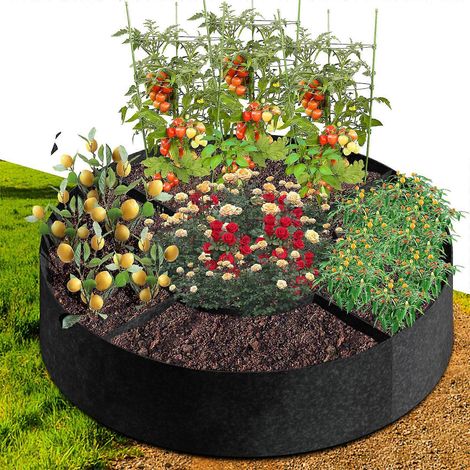 Sac pour jardinière en feutre : aucun assemblage requis (1/5)