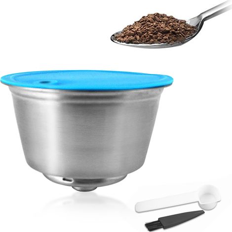 Nachfüllbare Kaffeekapseln aus Edelstahl, Padfilter für 10 ml Fassungsvermögen, passend für Dolce Gusto EDG466, EDG606, EDG305, Mini Me und EDG626 Kaffeemaschinen (1/5)