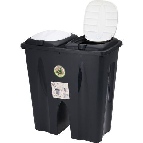 Duo Abfalleimer 2x25L Mülltrenner -Y54500280 (1/4)