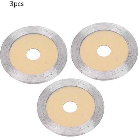 Lot de 3 lames de scie miniatures en acier pour découpe, disques de rechange pour marbre, accessoires de scie à tronçonner (1/5)