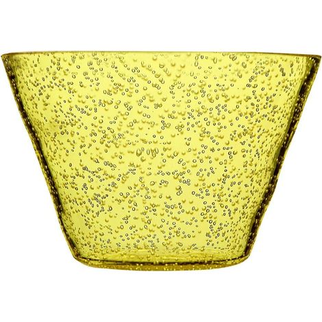 Zani Serafino Small Bowl Memento Synth in Metacrilato D 11,50 Cm Colore Giallo (1/2)