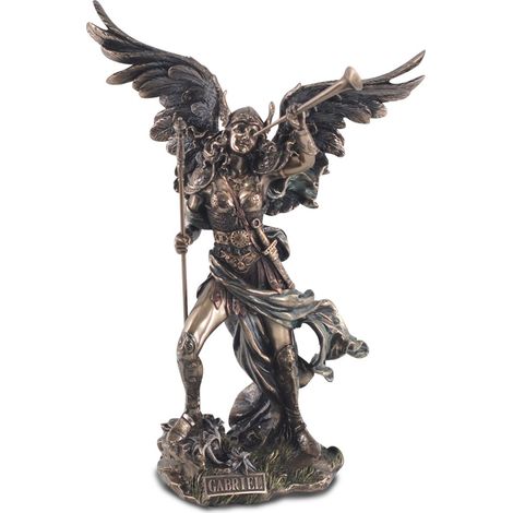 Signes Grimalt Figurines en bronze Arcángel Gabriel Bronce Gold 10x24x31cm 45926