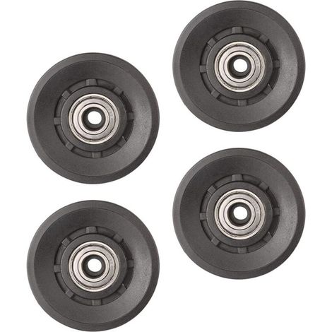 YMYNY Lot de 4,Universel Roulement Poulie de Roue pour câble Machine Gym équipement supplémentaire pour Porte de Garage(90 mm ) (1/4)
