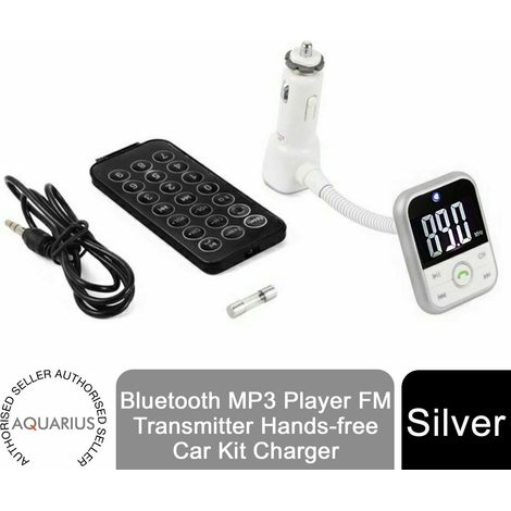 Aquarius Bluetooth MP3 Player FM Transmitter Hands-free Car Kit Charger (1/5)