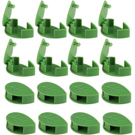 Ensemble de 50 pièces pour plantes grimpantes, supports muraux pour plantes grimpantes, clips pour câbles de bureau, clips de support auto-adhésifs pour feuilles, clips invisibles pour plantes (1/4)