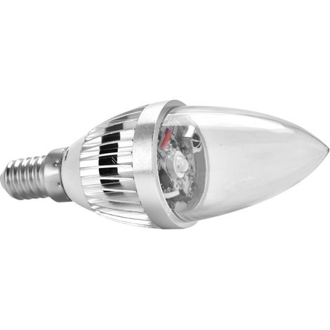 Lot ampoule bougie LED RGB 3W E14/E12 change couleur avec télécommande (1/5)