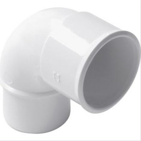 Coude MF 87° Ø50 PVC Nicoll -NF- blanc