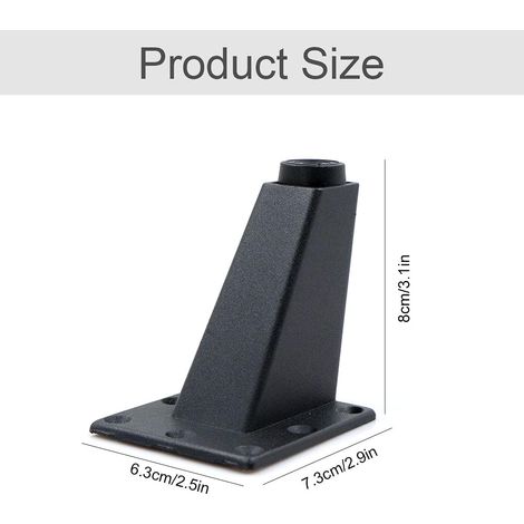 Pieds de table pour canapé et meuble TV - Convient aux meubles TV et aux tables basses