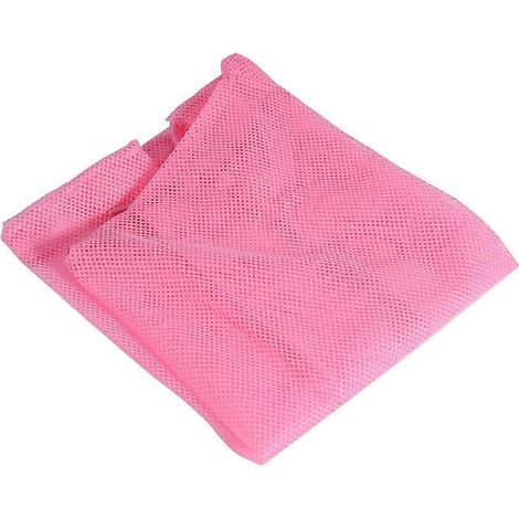 Sac de contention ajustable pour le toilettage, le lavage et le bain des animaux de compagnie, aide à la coupe des griffes, anti-morsure et anti-griffure rose (1/2)