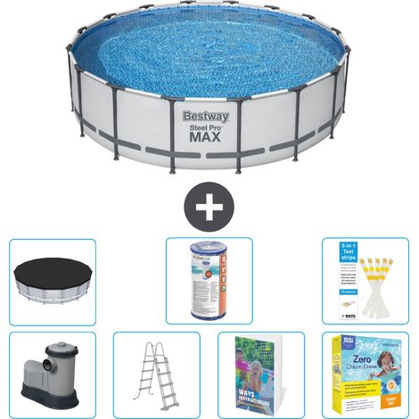 Bestway Steel Pro MAX Rund - 488x122 cm - 8-teilig S572