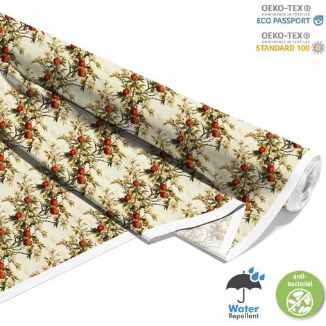 Tessuto decorativo per esterni Oxford - Motivo fruttato  DX6709 (1/5)