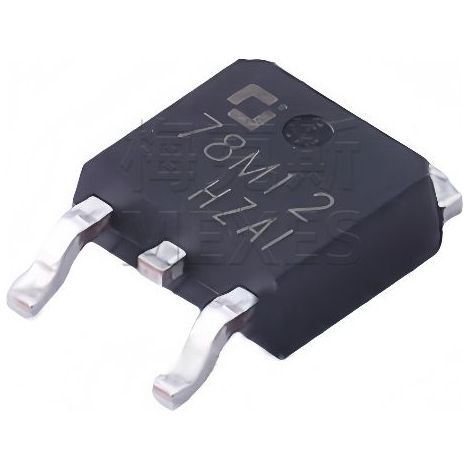 Changdian CJ78M12 TO-252-2 0,5A/12V/1,25W linearer Spannungsregler-Chip, elektronisches Bauteil, 5 Stück.