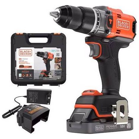 B+D TRAPANO C/PERC BLD683D1XK-QW 18V BRUSHLESS