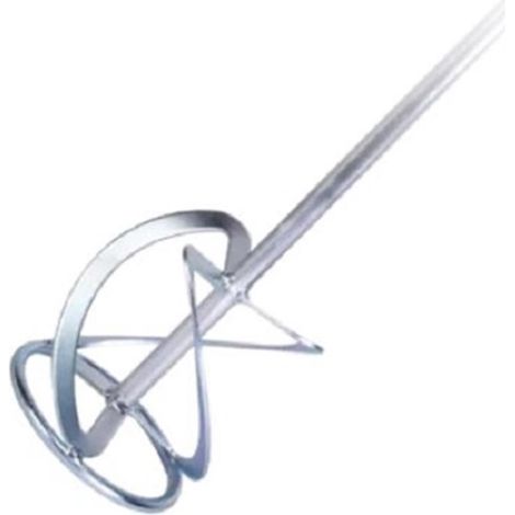 Fouet de malaxage de mortier 3 hélices ZN GALVANISE - Diamètre :120mm