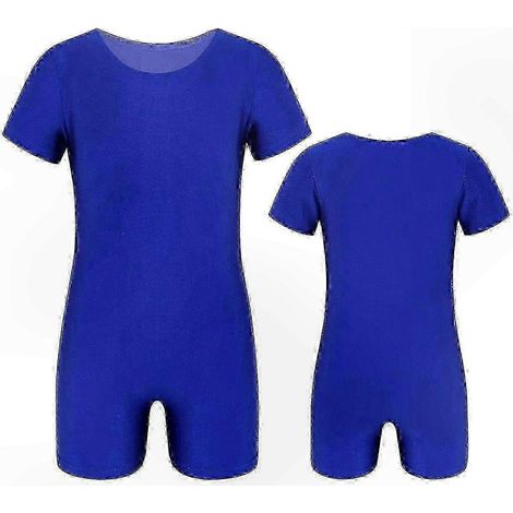 Kurzarm-Turnanzug für Kinder, geeignet für Tanz, Gymnastik, Ballett, Laufen und Fitness – Unisex-Sportbadeanzug für Mädchen und Jungen – Trainingsoutfit (1/5)