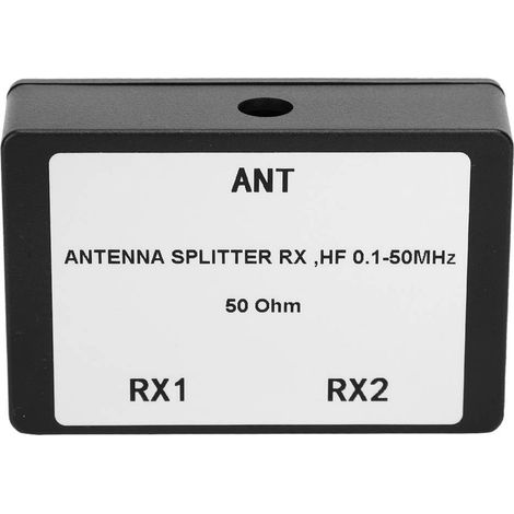 Répartiteur d'antenne HF RX 1-50 MHz, câble 50 ohms, connecteur BNC à faible perte (3,2 dB) (1/5)