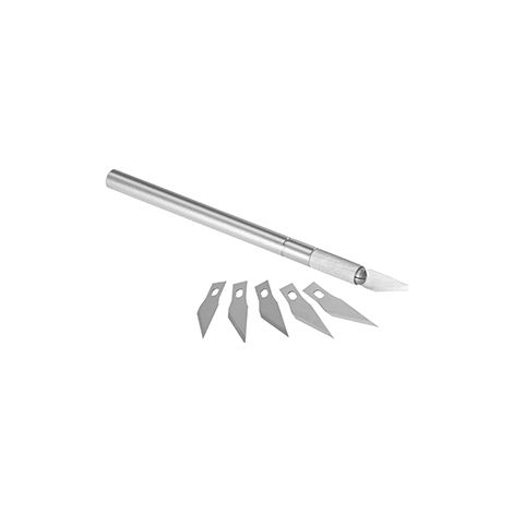 ERSATZKLINGEN FÜR ALUMINIUM SKALPELL, 10 STÜCK, EINFACH ZUM AUSTAUSCHEN (1/2)