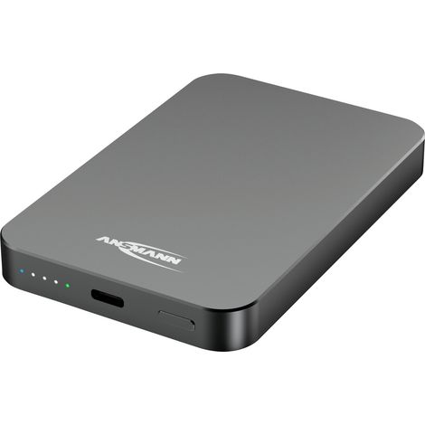 ANSMANN Magsafe Powerbank mit 5000 mAh, magnetisch, klein & kabellos (1/4)