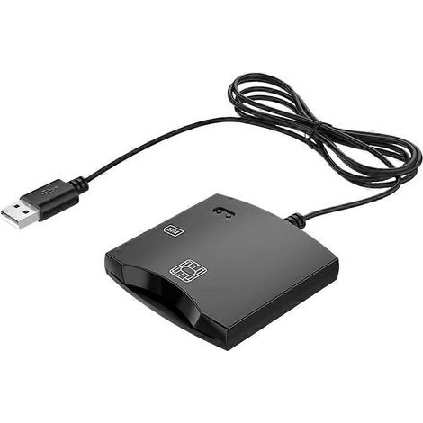 Lecteur de cartes à puce USB CAC, cartes bancaires, cartes de paiement des taxes, cartes à puce, cartes SIM et cartes d'identité (1/5)