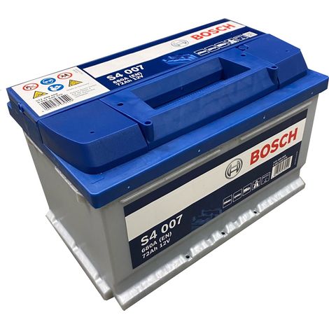 Bosch S4 007 Autobatterie12V 72Ah 680A inkl. 7,50€ Pfand (1/4)