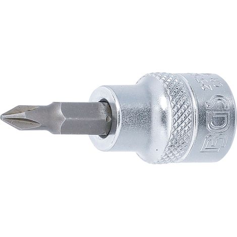 BGS TECHNIC Zócalo de puntas - 10 mm - Phillips PH1 - 2553 (1/2)