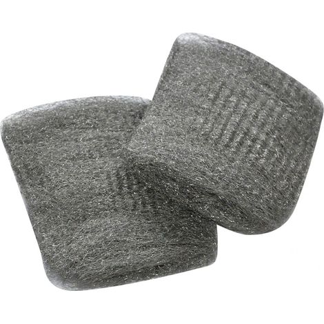 Nespoli Stahlwolle-Handpads Feinheitsgrad 1, 2 Stück Handpads