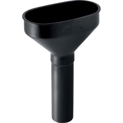 Geberit entonnoir ovale : d=50mm, noir, 352379161