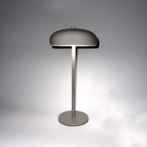 Lampe de bureau LED portable, lampe de bureau moderne gris, 14,529CM, à intensité tactile (1/5)