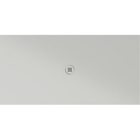 Receveur de douche rectangulaire en céramique 180x90x2cm, cenere mat