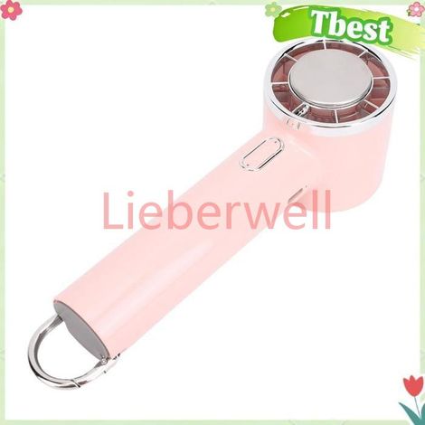 Tbest ventilateur de refroidissement portatif Mini ventilateur portatif rechargeable par USB de electromenager ventilateur Rose (1/5)