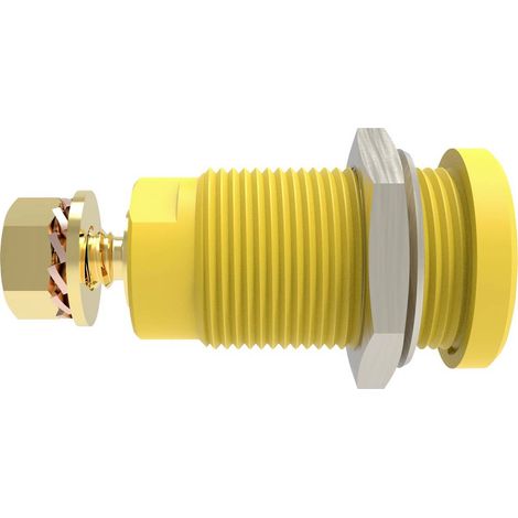 Schützinger DI SEB 9424 Au / GE Presa integrata di sicurezza dritto Giallo 1 pz.