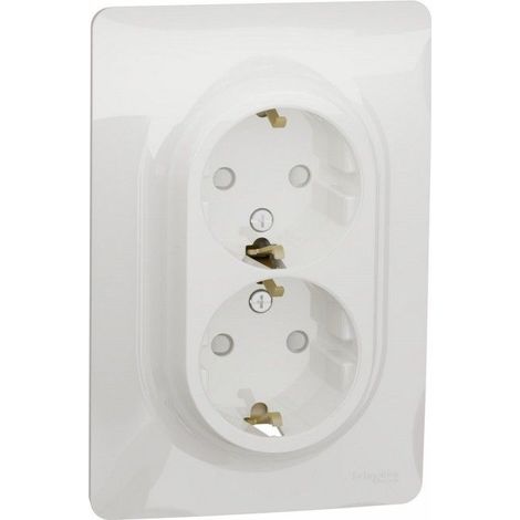 SCHNEIDER NU206718 Doppelpolare Schuko-Sockelbasis
