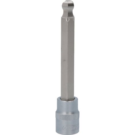 3/8" Bit-Stecknuss Innensechskant mit Kugelkopf, lang, 9mm (1/5)