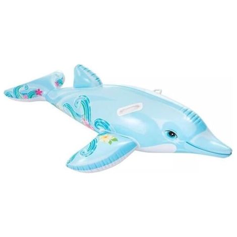 Flotteur de piscine en forme de dauphin – Équipement de divertissement gonflable pour animaux – Jouets aquatiques pour enfants (1/5)
