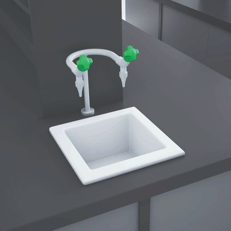 RAK Laboratory 2 Ceramic Belfast Kitchen Sink 1.0 Bowl 330mm L x 330mm W - Alpine White (1/4)