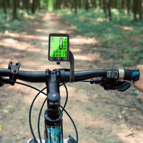 Wireless Bike Speedometer With Extension Bracket Base, Waterproof Bicycle Speedometer, Bike Accessories, Speedometer Bikes (1/5)