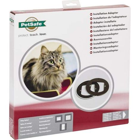 ADAPTADOR DE MONTAJE PETSAFE PARA INSTALACIÓN CHIP CAT, PARA INSTALACIÓN EN VENTANA, PARED Y POR
