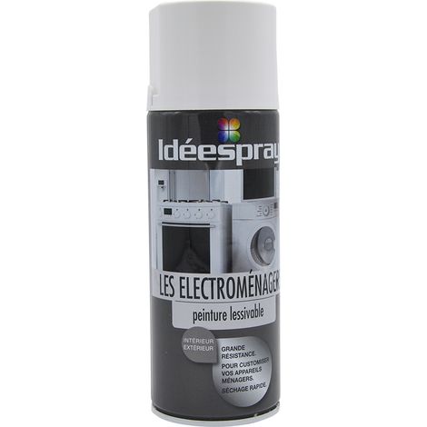 Bombe peinture effet metal electromenager