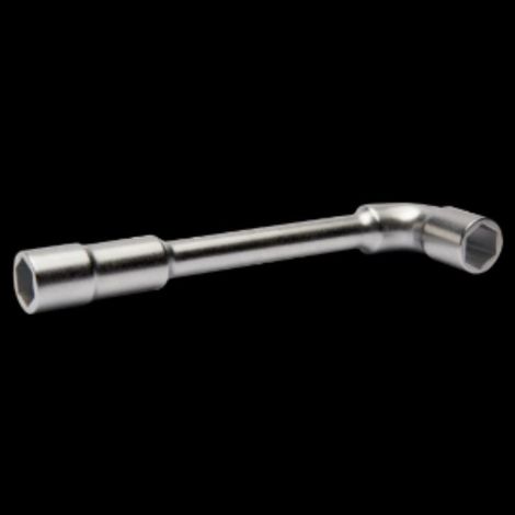 FPLUS llave pipa irimo 6 mm. , Descripción
Llave de tubo de dos bocas en L en dimensiones métricas
Las llaves tienen dos bocas hexagonales.
Acabado: cromado mate.
Material: aleació