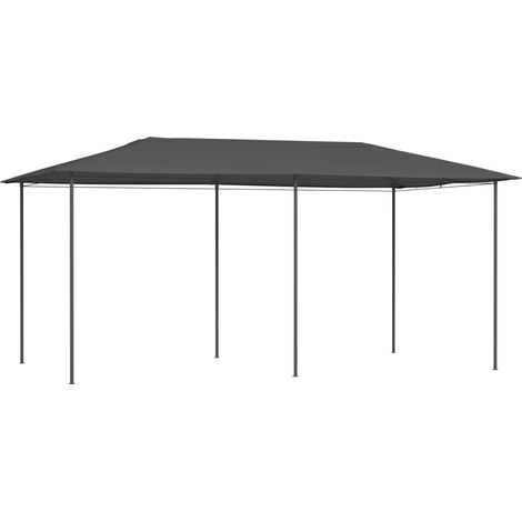 Pavillon 2,98x5,3x2,59 m Grau 160 g/m²
