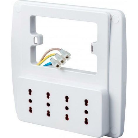 REGLETA DE PARED EMILIA SMART ROSI 4 Tomas 2P+T 10/16A -