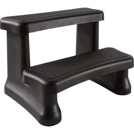Platinum Spas Whirlpool Treppe Einstiegstreppe für Whirlpools Black V1 72x40x53,5cm
