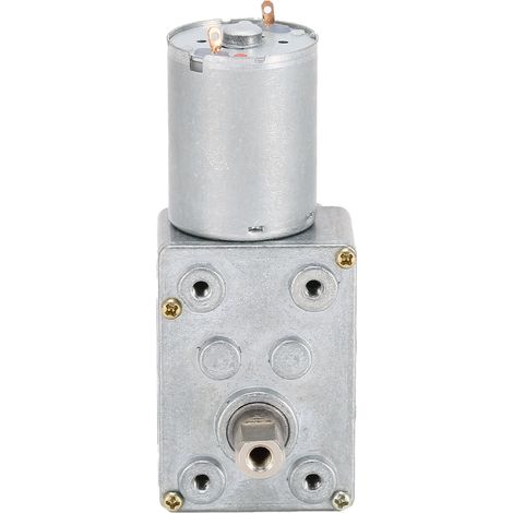 Moteurs à engrenages à vis sans fin JSX330-370 CC 15 tr/min, moteur à arbre réducteur pour ouvre-portes et fenêtres 12 V (1/5)