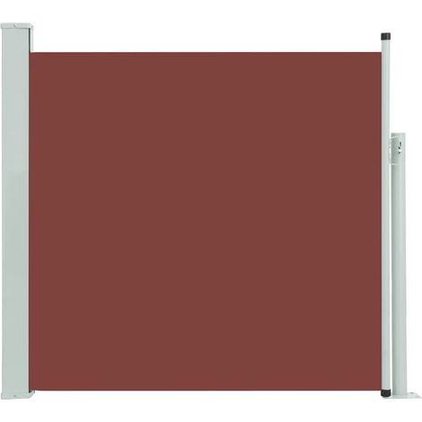 INLIFE Auvent latéral rétractable de patio 170x300 cm Marron (1/5)