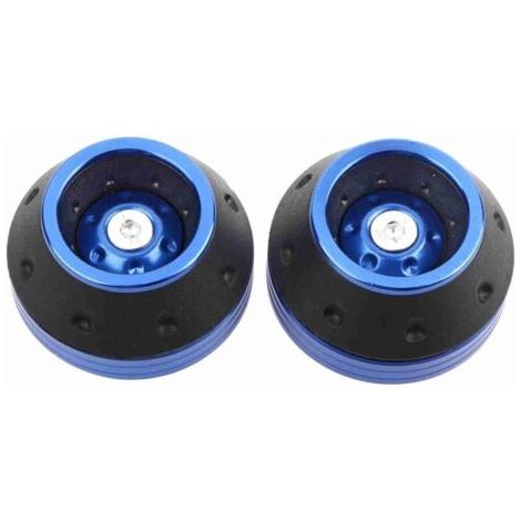 Cadre de roue de fourche avant en aluminium CNC, curseur de moto, Protection contre les chutes, Scooter, cyclomoteur, bleu (1/5)