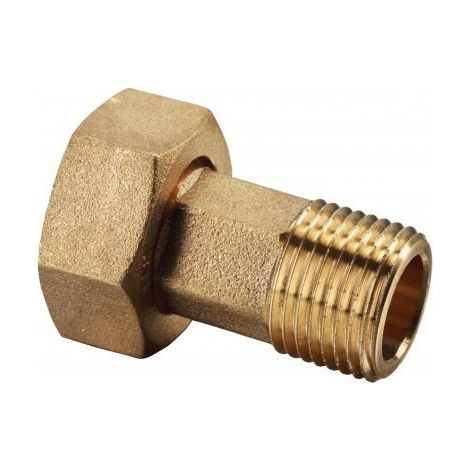Drehanschluss für Wasserzähler 1/2'' Messing