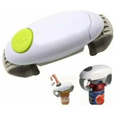 VURAHOME - Bocaux Ouvre Automatique, XU, One Touch Jar Opener Outil De Cuisine, Ouvre Boîte Électrique pour Les Personnes Âgées Et Les Personnes Souffrant De L'arthrite,6.8X2.5inch,green - (1/4)