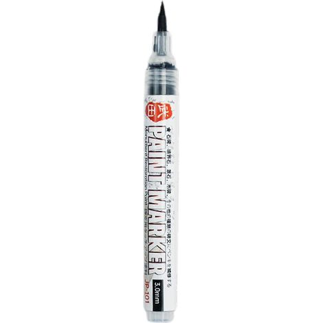 Wasserfester Grabsteinstift – Permanentmarker, geeignet für Steindenkmäler, wetterbeständige Goldtinte, für Gedenkstätten und künstlerische Gestaltungen (schwarz) (1/5)
