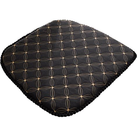 Coussins de chaise de cuisine 45 x 45 cm avec attaches, galettes de chaise pour chaises de salle à manger, coussins d'assise antidérapants pour chaises de cuisine, coussins de chaise de salle à manger (1/5)