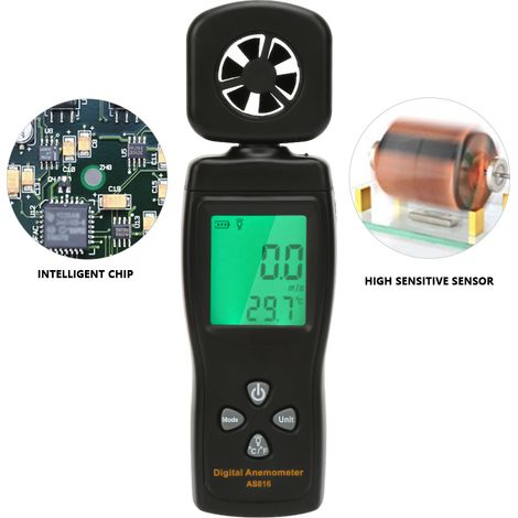 Das Miniatur-Anemometer SMART SENSORAS 816 ist nur für kurze Zeit exklusiv auf AliExpress zum Preis von 12,99 US-Dollar erhältlich. (1/5)